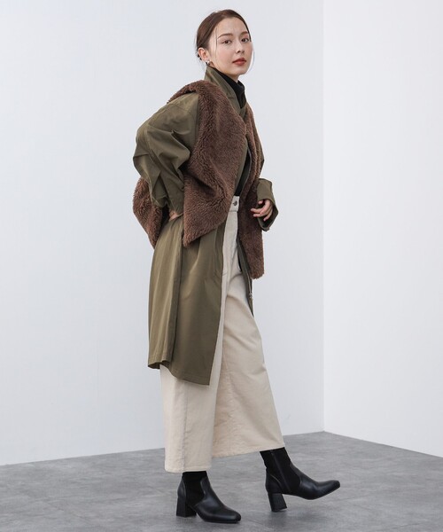 BEAMS HEART（ビームスハート）の「BEAMS HEART / ベストセット モッズコート【セットアイテム】（モッズコート・レディース・オリーブ/ブラック系その他4・FREE）」の17枚目の写真