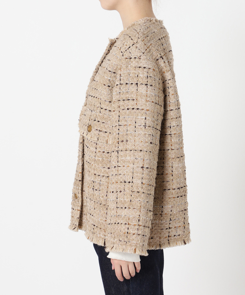 LESSAGE GIOLICA ラメツイードWIDEジャケット journal standard L'essage（ジャーナルスタンダードレサージュ