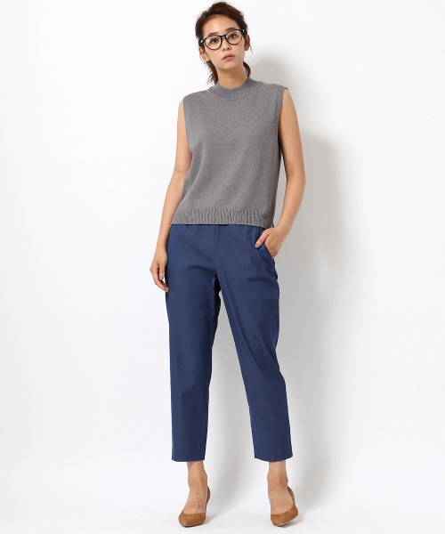 Rouge vif（ルージュヴィフ）の「ニットベスト（ニット/セーター・レディース・ネイビー/ホワイト/グレー・FREE）」の11枚目の写真