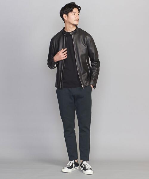 BEAUTY&YOUTH UNITED ARROWS(ビューティーアンドユースユナイテッドアローズ)の「【WEB限定】 シープ シングル ライダースジャケット(ライダースジャケット・メンズ・ブラック・L/M/S/XL)」の6枚目の写真