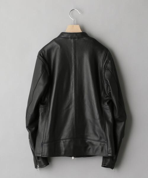 BEAUTY&YOUTH UNITED ARROWS(ビューティーアンドユースユナイテッドアローズ)の「【WEB限定】 シープ シングル ライダースジャケット(ライダースジャケット・メンズ・ブラック・L/M/S/XL)」の8枚目の写真