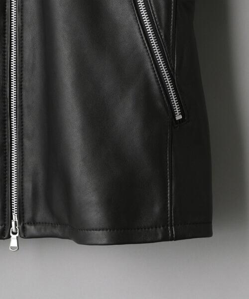 BEAUTY&YOUTH UNITED ARROWS(ビューティーアンドユースユナイテッドアローズ)の「【WEB限定】 シープ シングル ライダースジャケット(ライダースジャケット・メンズ・ブラック・L/M/S/XL)」の11枚目の写真