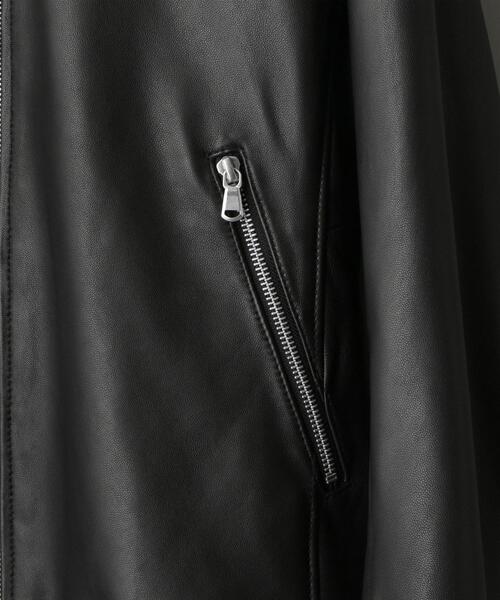 BEAUTY&YOUTH UNITED ARROWS(ビューティーアンドユースユナイテッドアローズ)の「【WEB限定】 シープ シングル ライダースジャケット(ライダースジャケット・メンズ・ブラック・L/M/S/XL)」の12枚目の写真
