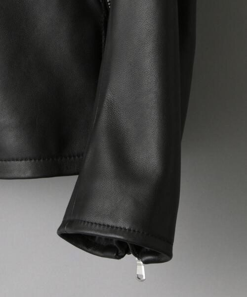 BEAUTY&YOUTH UNITED ARROWS(ビューティーアンドユースユナイテッドアローズ)の「【WEB限定】 シープ シングル ライダースジャケット(ライダースジャケット・メンズ・ブラック・L/M/S/XL)」の13枚目の写真