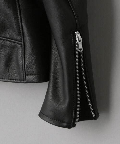 BEAUTY&YOUTH UNITED ARROWS(ビューティーアンドユースユナイテッドアローズ)の「【WEB限定】 シープ シングル ライダースジャケット(ライダースジャケット・メンズ・ブラック・L/M/S/XL)」の14枚目の写真