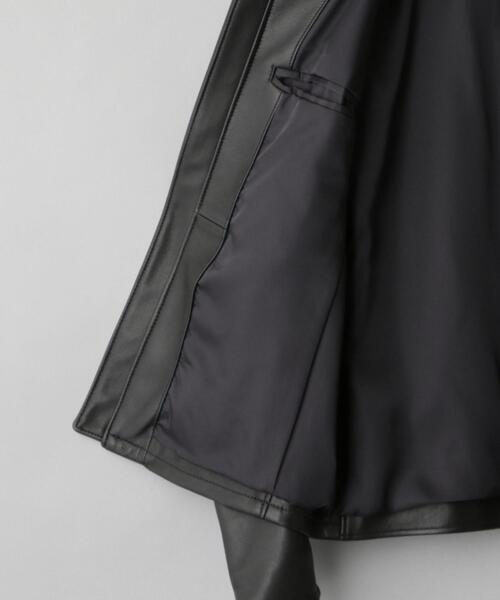 BEAUTY&YOUTH UNITED ARROWS(ビューティーアンドユースユナイテッドアローズ)の「【WEB限定】 シープ シングル ライダースジャケット(ライダースジャケット・メンズ・ブラック・L/M/S/XL)」の15枚目の写真