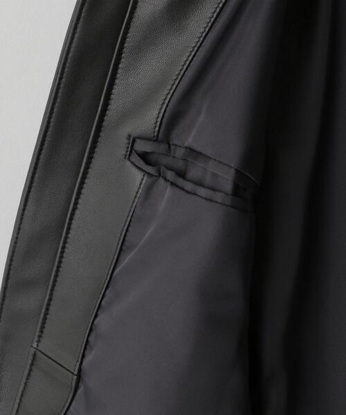 BEAUTY&YOUTH UNITED ARROWS(ビューティーアンドユースユナイテッドアローズ)の「【WEB限定】 シープ シングル ライダースジャケット(ライダースジャケット・メンズ・ブラック・L/M/S/XL)」の16枚目の写真