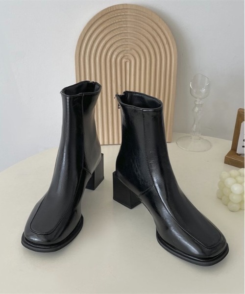 Burner(バーナー)の「【OKUOKU 0909】ショートブーツ oku-shoes-680961633199-50 MC(ブーツ・レディース・ホワイト/ブラック・38/39/36)」の7枚目の写真