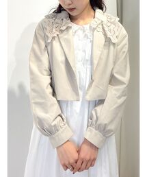 merry jenny | レースカラーショートジャケット(テーラードジャケット)