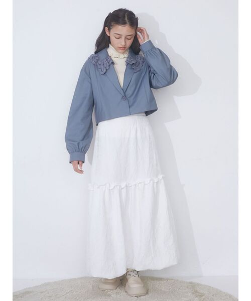 merry jenny（メリージェニー）の「レースカラーショートジャケット