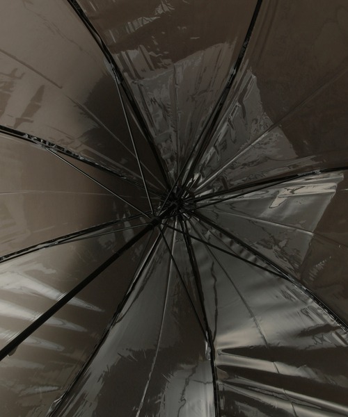 bonjour records（ボンジュールレコーズ）の「【Bonjour Records/ボンジュールレコード】FLAME LOGO UMBRELLA フレイムロゴアンブレラ（長傘・メンズ・ブラック/ホワイト・FREE）」の9枚目の写真