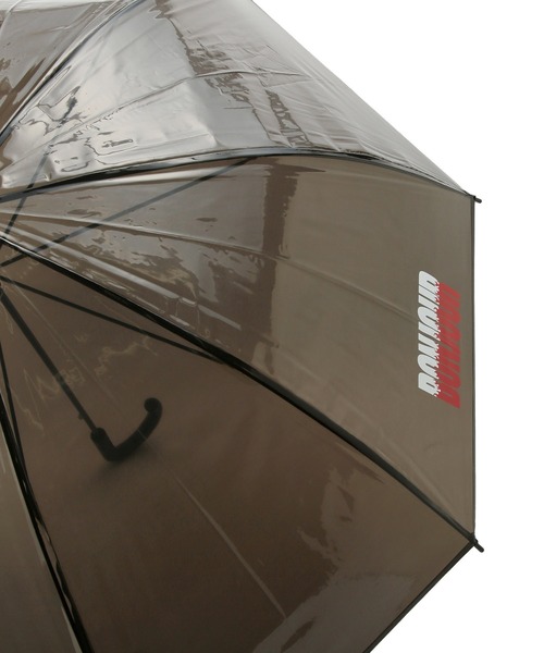 bonjour records（ボンジュールレコーズ）の「【Bonjour Records/ボンジュールレコード】FLAME LOGO UMBRELLA フレイムロゴアンブレラ（長傘・メンズ・ブラック/ホワイト・FREE）」の6枚目の写真