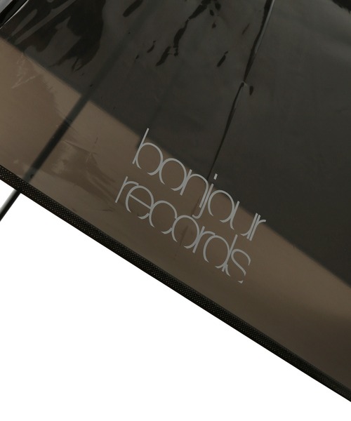 bonjour records（ボンジュールレコーズ）の「【Bonjour Records/ボンジュールレコード】FLAME LOGO UMBRELLA フレイムロゴアンブレラ（長傘・メンズ・ブラック/ホワイト・FREE）」の7枚目の写真
