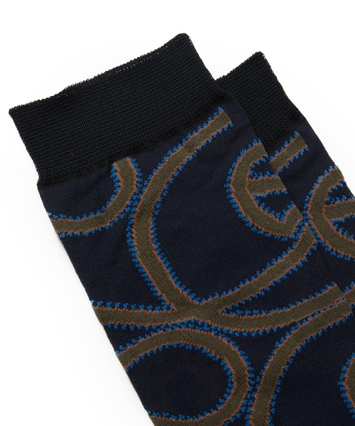 JNBY（ジェーエヌビーワイ）の「Art-pattern Nylon Socks（ソックス/靴下・レディース・ベージュ/グリーン/ブラック・ONE SIZE）」の5枚目の写真