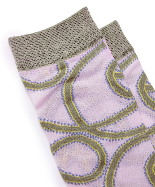 JNBY（ジェーエヌビーワイ）の「Art-pattern Nylon Socks（ソックス/靴下・レディース・ベージュ/グリーン/ブラック・ONE SIZE）」の10枚目の写真