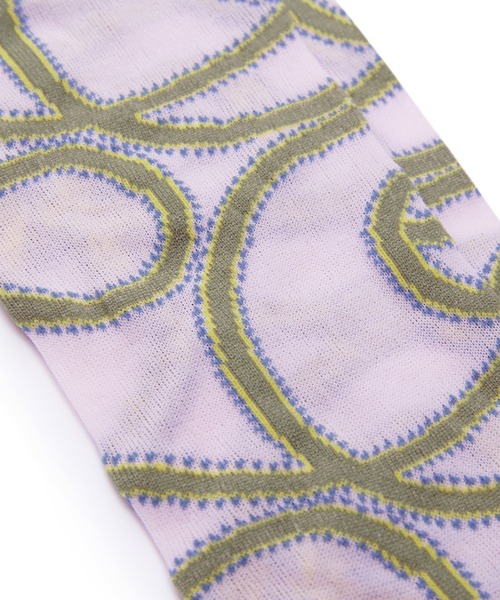 JNBY（ジェーエヌビーワイ）の「Art-pattern Nylon Socks（ソックス/靴下・レディース・ベージュ/グリーン/ブラック・ONE SIZE）」の11枚目の写真