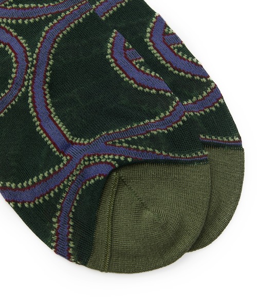 JNBY（ジェーエヌビーワイ）の「Art-pattern Nylon Socks（ソックス/靴下・レディース・ベージュ/グリーン/ブラック・ONE SIZE）」の17枚目の写真