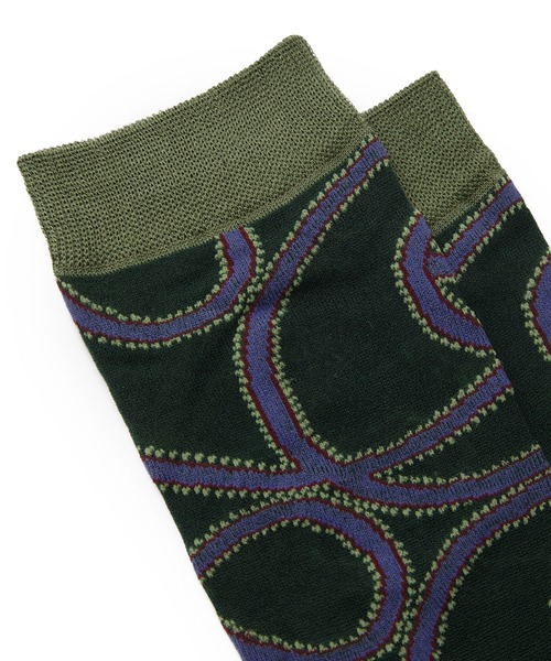 JNBY（ジェーエヌビーワイ）の「Art-pattern Nylon Socks（ソックス/靴下・レディース・ベージュ/グリーン/ブラック・ONE SIZE）」の15枚目の写真