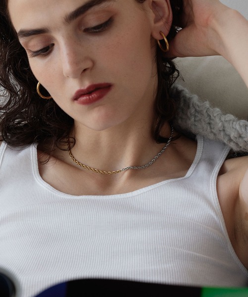 CENE(セネ)の「【CENE】セネ/ブレイディドネックレス(ネックレス・レディース・ゴールド/シルバー/ゴールド系その他・FREE)」の12枚目の写真