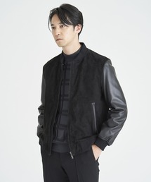 ESTNATION（エストネーション）の「ESTNATION / レザーコンビブルゾン