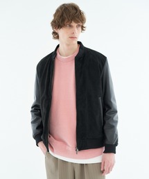 ESTNATION　ブルゾン ESTNATION（エストネーション）の「ESTNATION / レザーコンビブルゾン