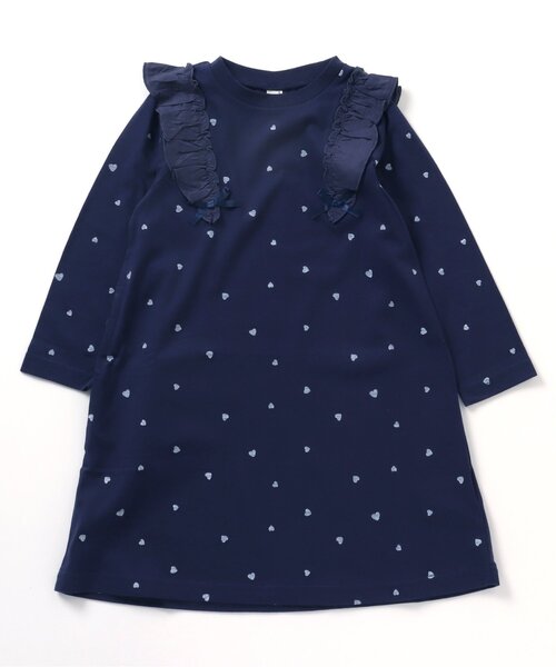 ５５％以上節約 セール】【WEB限定】ボーダー・ハートフリルワンピース 犬服・アクセサリー