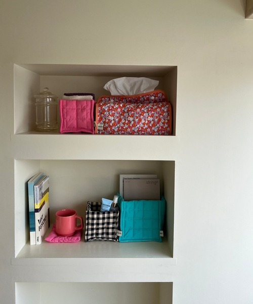 Me%(ミィパーセント)の「パフィーBOXケース M 973064(その他雑貨・レディース・ピンク/グリーン/その他/ブラック・FREE)」の5枚目の写真