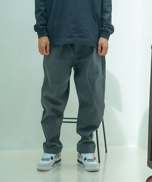Dickies(ディッキーズ)の「【Dickies/ディッキーズ】 【タフで着やすい】ディッキーズ ツイルテーパード ウエストドロスト仕様 ワーク×きれいめ ユニセックス(その他パンツ・メンズ・インディゴブルー/カーキ/ベージュ/チャコールグレー/ブラック/スミクロ・MEDIUM/X-LARGE/LARGE)」の3枚目の写真