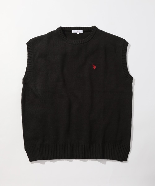 POLO ニットベスト コットン Vネック セーター ベスト（ベスト）｜POLO RALPH