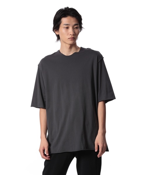 ATTACHMENT(アタッチメント)の「80/2 ピマコットンジャージー レイヤードS/S TEE / 80/2 PIMA CO JERSEY LAYERED S/S TEE(Tシャツ/カットソー・メンズ・ブラック/ライトブルーグレー/ライトグレー/ホワイト/ダークグレー・3/2/1)」の7枚目の写真