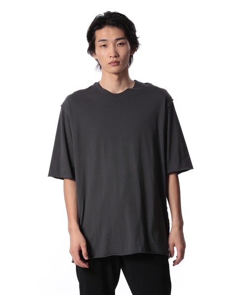 ATTACHMENT(アタッチメント)の「80/2 ピマコットンジャージー レイヤードS/S TEE / 80/2 PIMA CO JERSEY LAYERED S/S TEE(Tシャツ/カットソー・メンズ・ブラック/ライトブルーグレー/ライトグレー/ホワイト/ダークグレー・3/2/1)」の8枚目の写真