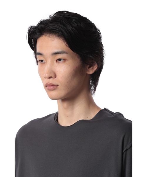ATTACHMENT(アタッチメント)の「80/2 ピマコットンジャージー レイヤードS/S TEE / 80/2 PIMA CO JERSEY LAYERED S/S TEE(Tシャツ/カットソー・メンズ・ブラック/ライトブルーグレー/ライトグレー/ホワイト/ダークグレー・3/2/1)」の10枚目の写真