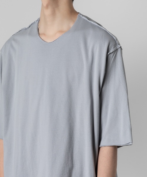 ATTACHMENT(アタッチメント)の「80/2 ピマコットンジャージー レイヤードS/S TEE / 80/2 PIMA CO JERSEY LAYERED S/S TEE(Tシャツ/カットソー・メンズ・ブラック/ライトブルーグレー/ライトグレー/ホワイト/ダークグレー・3/2/1)」の13枚目の写真
