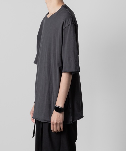 ATTACHMENT(アタッチメント)の「80/2 ピマコットンジャージー レイヤードS/S TEE / 80/2 PIMA CO JERSEY LAYERED S/S TEE(Tシャツ/カットソー・メンズ・ブラック/ライトブルーグレー/ライトグレー/ホワイト/ダークグレー・3/2/1)」の18枚目の写真