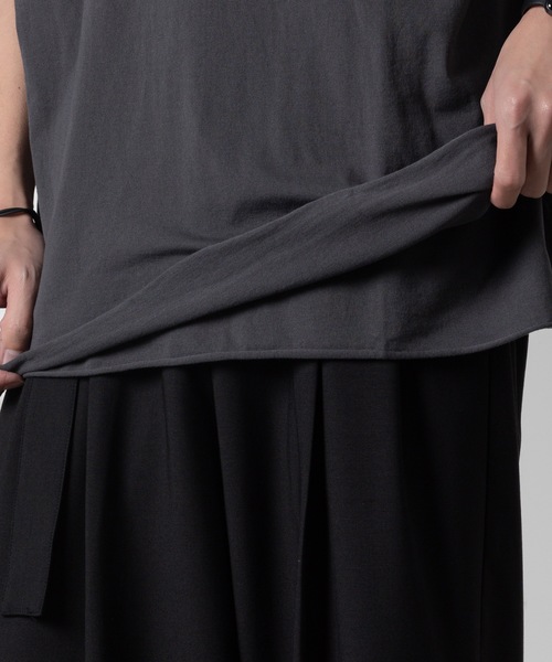 ATTACHMENT(アタッチメント)の「80/2 ピマコットンジャージー レイヤードS/S TEE / 80/2 PIMA CO JERSEY LAYERED S/S TEE(Tシャツ/カットソー・メンズ・ブラック/ライトブルーグレー/ライトグレー/ホワイト/ダークグレー・3/2/1)」の21枚目の写真
