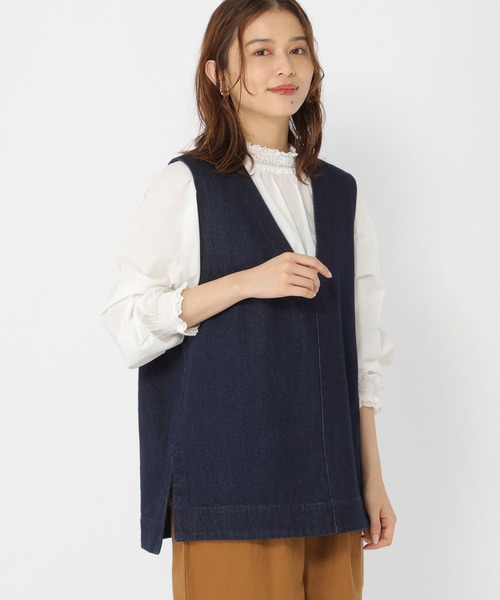 DT9010P STONE  Vネックベスト 8015G0732 studio CLIP（スタディオクリップ）の「アソートVネックベスト