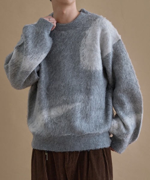 アブストラクトルーズニット（ニット/セーター）｜epnok（エプノック