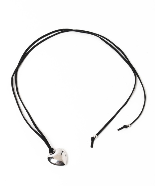 LOWRYS FARM（ローリーズファーム）の「ハート2ホンセットチョーカー　976403（ネックレス・レディース・ブラック/ベージュ・FREE）」の8枚目の写真