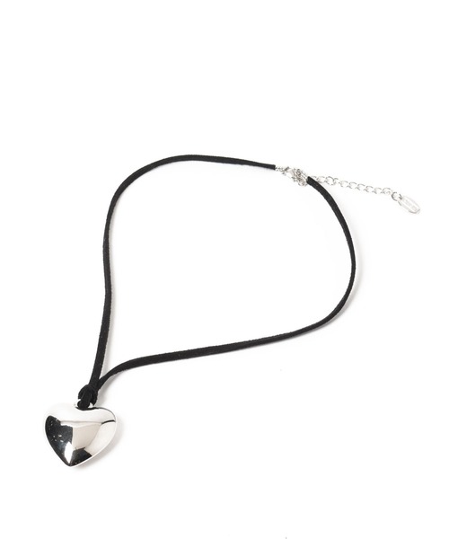 LOWRYS FARM（ローリーズファーム）の「ハート2ホンセットチョーカー　976403（ネックレス・レディース・ブラック/ベージュ・FREE）」の9枚目の写真