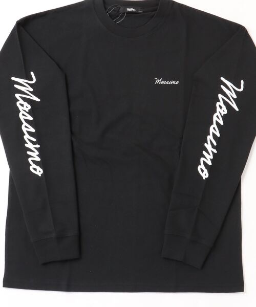 Mossimo（モッシモ）の「MOSSIMO（モッシモ）袖ロゴロンT（Tシャツ/カットソー・メンズ・ホワイト/ブラック・L/M/XL）」の10枚目の写真