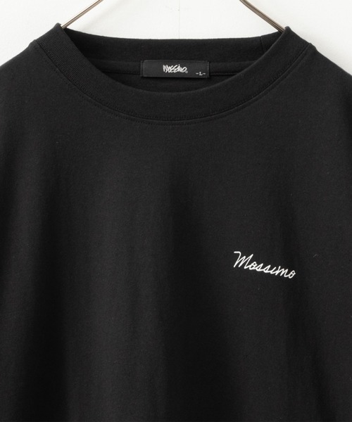 Mossimo（モッシモ）の「MOSSIMO（モッシモ）袖ロゴロンT（Tシャツ/カットソー・メンズ・ホワイト/ブラック・L/M/XL）」の4枚目の写真