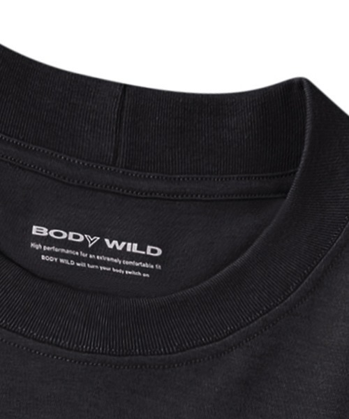 BODY WILD（ボディーワイルド）の「BODY WILD/ボディワイルド クルーネックロングスリーブ 持続消臭（インナーウェア/肌着・メンズ・ブラック/ホワイト/グレー系その他・MEDIUM/LARGE/SMALL）」の6枚目の写真