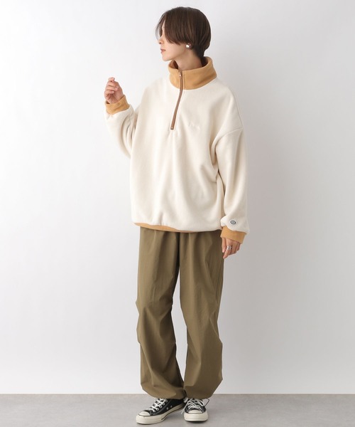 LEPSIM（レプシィム）の「【DISCUS／ディスカス】ハーフZIPプルオーバー　906618（Tシャツ/カットソー・レディース・ブラック/ライトブルー/アイボリー/ブルー・FREE）」の16枚目の写真