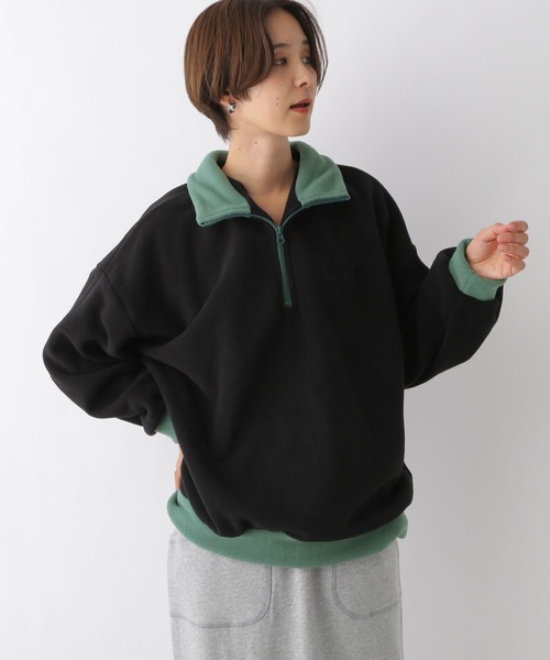 LEPSIM（レプシィム）の「【DISCUS／ディスカス】ハーフZIPプルオーバー　906618（Tシャツ/カットソー・レディース・ブラック/ライトブルー/アイボリー/ブルー・FREE）」の22枚目の写真