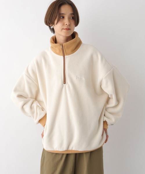 LEPSIM（レプシィム）の「【DISCUS／ディスカス】ハーフZIPプルオーバー　906618（Tシャツ/カットソー・レディース・ブラック/ライトブルー/アイボリー/ブルー・FREE）」の17枚目の写真