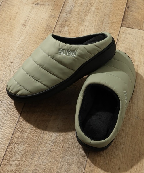SUBU（スブ）の「【SUBU/スブ】Permanent Collection/クロッグダウンサンダル（サンダル・メンズ・ブラック/カーキ/ベージュ/チャコールグレー/ブラック系/ホワイト/シルバー/ブラック系1/ダークブラウン/ライトグリーン/ピンク/レッド・00/0/1/2/3）」の9枚目の写真