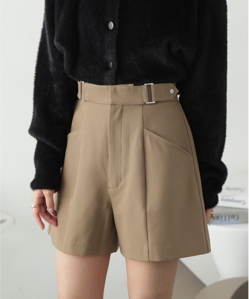 FREE'S MART（フリーズマート）の「ウエストベルトショートパンツ（その他パンツ・レディース・ブラック/ベージュ系その他・SMALL/MEDIUM）」の10枚目の写真