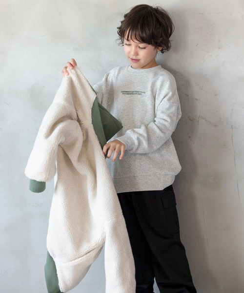 GLOBAL WORK(グローバルワーク)の「洗えるリバーシブルボアMA-1/907723(MA-1・キッズ・カーキ/ブラック・100cm/160cm/110cm/130cm/140cm/150cm/120cm)」の16枚目の写真