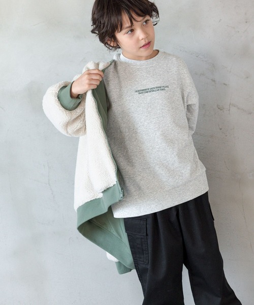 GLOBAL WORK(グローバルワーク)の「洗えるリバーシブルボアMA-1/907723(MA-1・キッズ・カーキ/ブラック・100cm/160cm/110cm/130cm/140cm/150cm/120cm)」の17枚目の写真