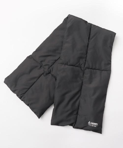 GERRY Big Down 　完売品　ブラック　新品タグ付き ビッグシルエット 中綿 タフタポリ ダウンマフラー（マフラー）｜GERRY